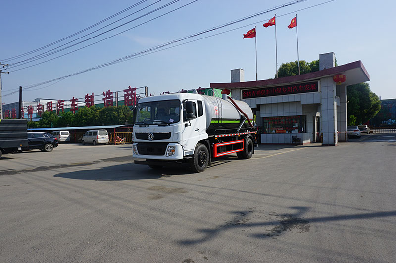 中洁牌XZL5186GXW6型东风吸污车